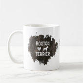 Boston Terrier Dad Hondenras Lover Vaderdag Koffiemok (Links)