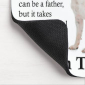 Boston Terrier Dad Mousepad Muismat (Hoek)