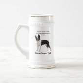 Boston Terrier Dad Stein Bierpul (Links)