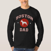 Boston Terrier Dad T-shirt (Voorkant)