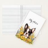Boston Terrier Dagboek Schot Records | Notitieboek (Binnen)