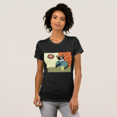 Boston Terrier Dartboard Beer Pub T-shirt (Voorkant volledig)