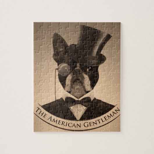 Boston Terrier - De Amerikaanse Gentleman Legpuzzel (Verticaal)