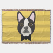 Boston Terrier Deken (Voorkant)