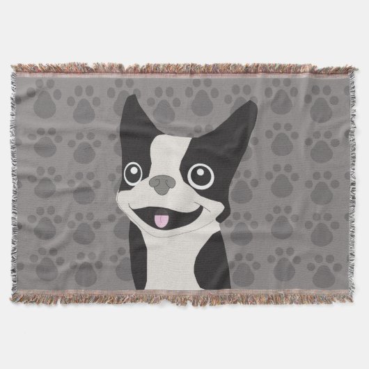 Boston Terrier Deken (Voorkant)