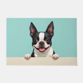 Boston Terrier deurmat Kunst (Voorkant)
