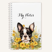 Boston Terrier Diary Shot Records | Notitieboek (Voorkant)