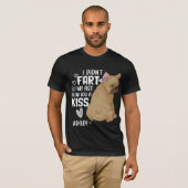 Boston Terrier Didnt Fart Kiss Dog T-shirt (Voorkant volledig)
