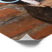 Boston Terrier die zonnebrillen en een Stropdas me Poster (Hoek)