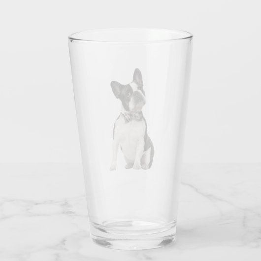 Boston Terrier Dierlijk Glas (Achterkant)
