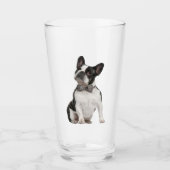 Boston Terrier Dierlijk Glas (Voorkant)