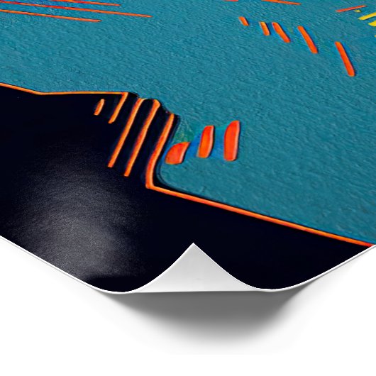 Boston Terrier Dog 005 - Bruno Pokopen Perfect Poster (Hoek)