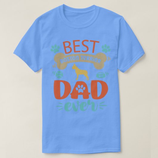 Boston Terrier Dog 2 T-shirt (Design voorkant)