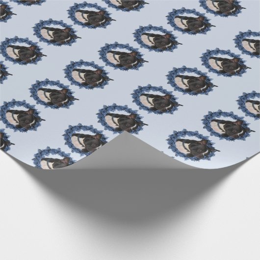 Boston Terrier Dog Animal Cadeaupapier (Hoek)