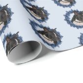Boston Terrier Dog Animal Cadeaupapier (Rol Hoek)