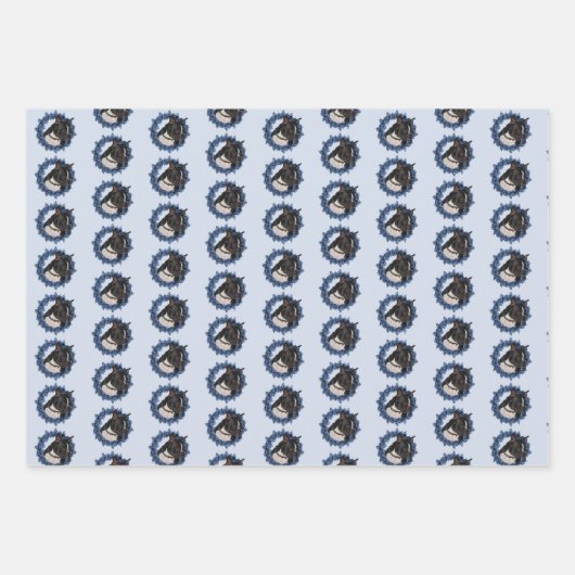 Boston Terrier Dog Animal   Inpakpapier Vel (Voorkant)