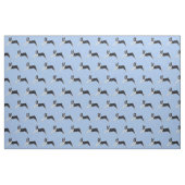 Boston Terrier Dog Art Fabric Stof (Fat Quarter)