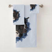 Boston Terrier Dog Bad Handdoek (Insitu)