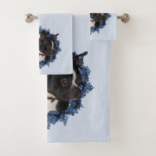 Boston Terrier Dog Bad Handdoek