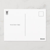 Boston Terrier Dog die op de fiets zit Briefkaart (Achterkant)