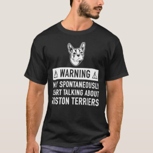 Boston Terrier Dog Gift T-shirt