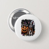 Boston Terrier Dog Halloween Ronde Button 5,7 Cm (Voorkant /achterkant)