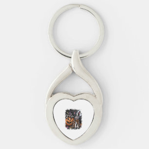 Boston Terrier Dog Halloween Sleutelhanger