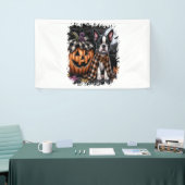 Boston Terrier Dog Halloween Spandoek (Beurs)