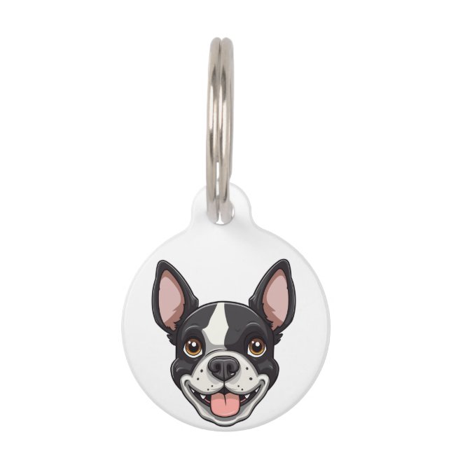 Boston Terrier Dog | Huisdierpenning (Voorkant)
