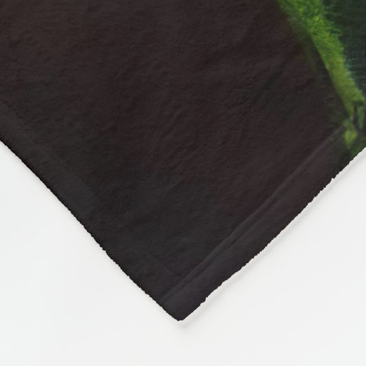 Boston Terrier dog in St. Patrick's Day Dress Fleece Deken (Hoek)