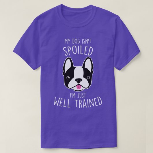 Boston Terrier Dog Int Verwend T-shirt (Design voorkant)