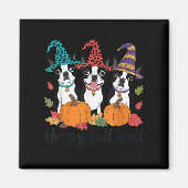 Boston Terrier Dog Lover Fall Ya'll Halloween Cost Magneet (Voorkant)