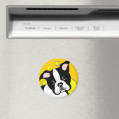 Boston Terrier Dog Magneet (Insitu (Vaatwasser))