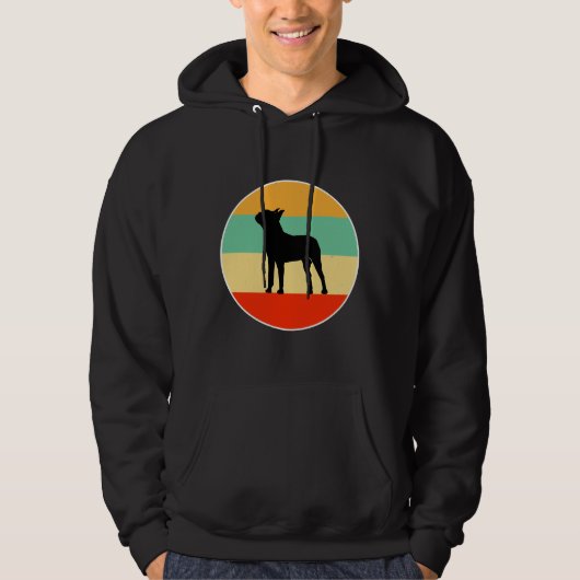 Boston Terrier Dog Mam Love R Hoodie (Voorkant)