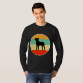Boston Terrier Dog Mam Love R T-shirt (Voorkant volledig)