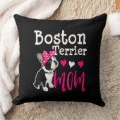 Boston Terrier Dog Mam Owner Cute Funny Kussen (Deken)