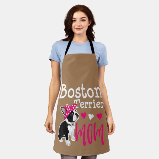 Boston Terrier Dog Mam Owner Cute Funny Schort (Gedragen)