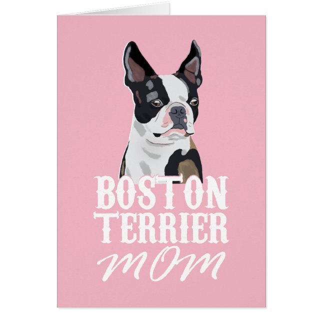 Boston Terrier Dog mama (Voorkant)
