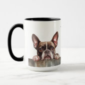 Boston Terrier Dog Mok (Links)
