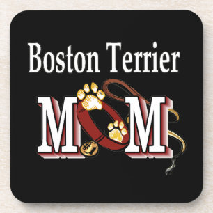 Boston Terrier Dog MOM Bier Onderzetter