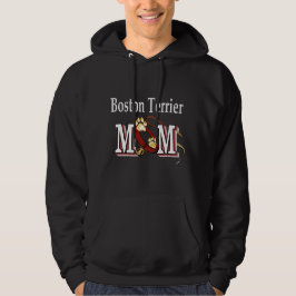 Boston Terrier Dog MOM Hoodie
