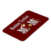 Boston Terrier Dog MOM Magneet (Linkerzijde)