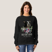 Boston Terrier   Dog Mom Trui (Voorkant volledig)