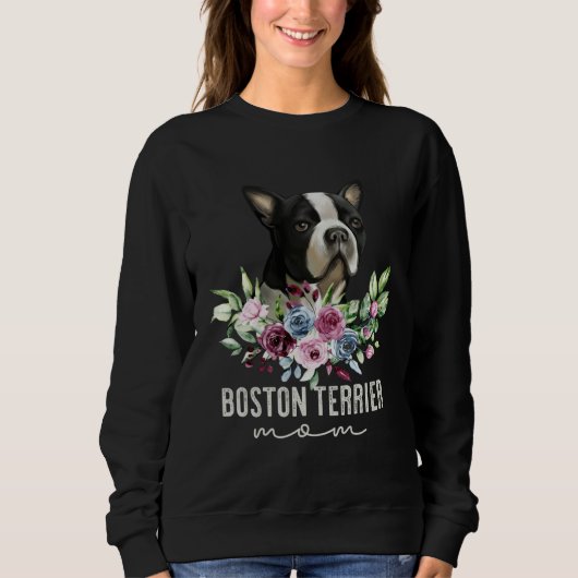 Boston Terrier   Dog Mom Trui (Voorkant)