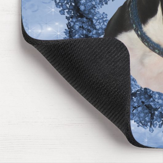 Boston Terrier Dog Mousepad Muismat (Hoek)