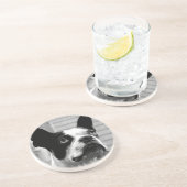 Boston Terrier Dog Onderzetters (Zijkant)