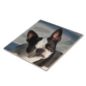 BOSTON TERRIER DOG, Pet Love, Best Friend Tegeltje (Zijkant)