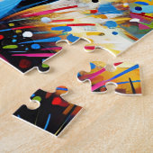 Boston Terrier Dog Portret Acryl Art Print Hond Legpuzzel (Zijkant)