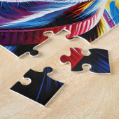 Boston Terrier Dog Portret Acryl Art Print Hond Legpuzzel (Zijkant)