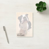 Boston Terrier Dog Post-it® Notes (Kantoor)